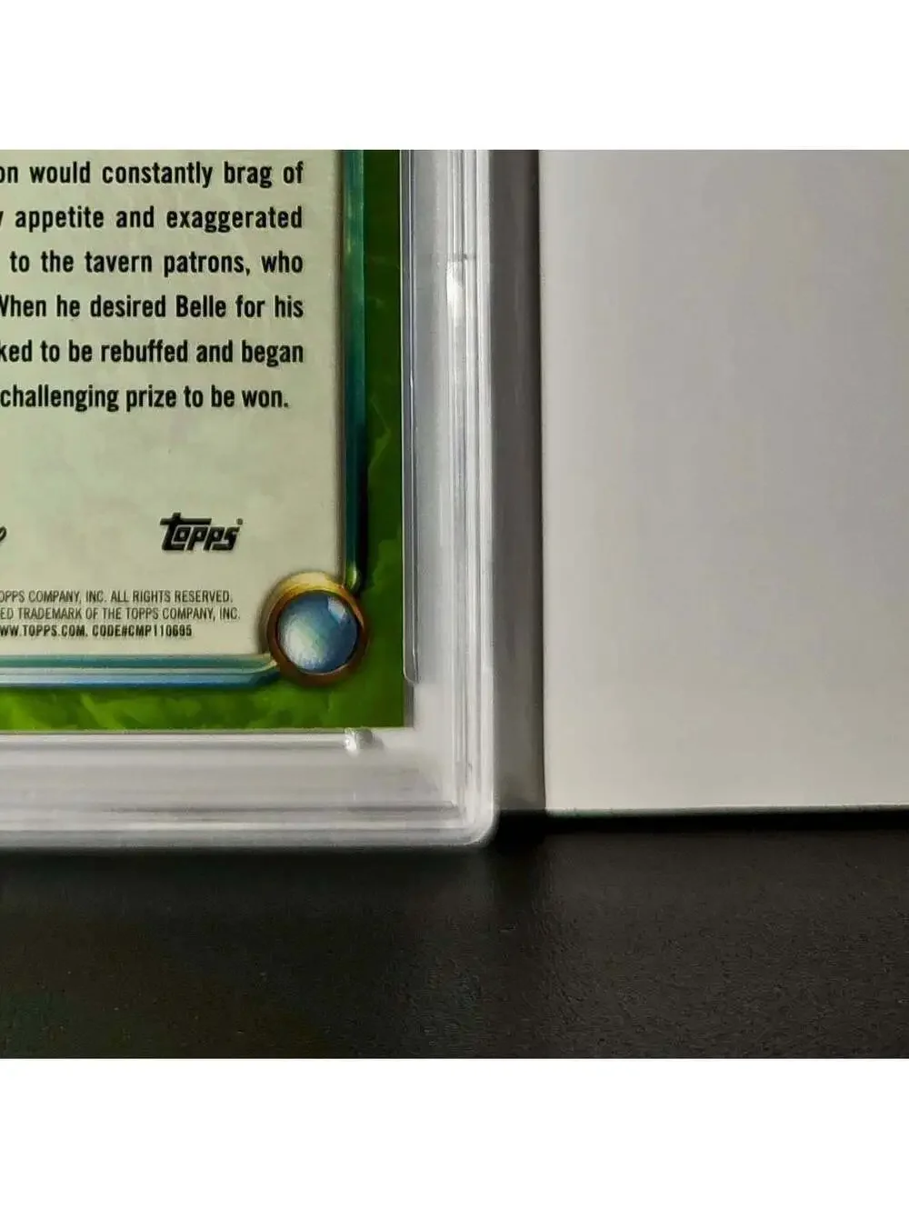 Gaston 2025 Topps Disney Wonder #177 Card Beauty and the Beast PSA 10